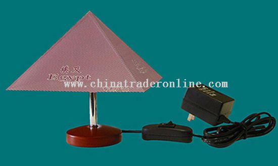 Mini T-Lamp with a Pyramid Shape Shade